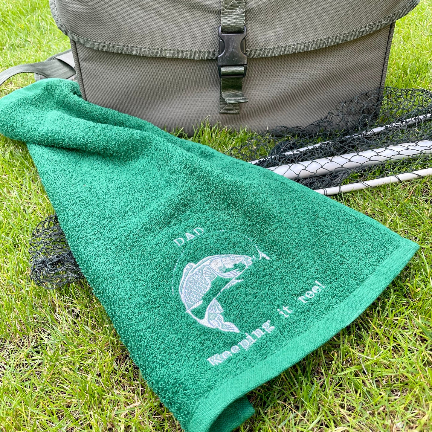 Personalised Carp Fishing Towel