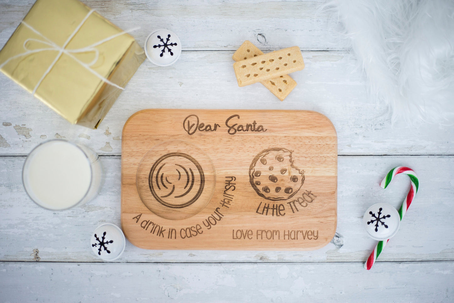 Personalised Father Christmas Treat Tray