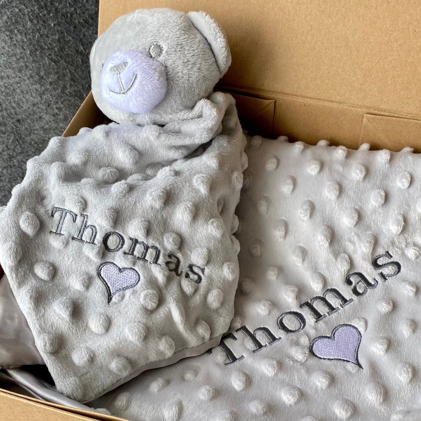 Personalised Baby Comforter and Blanket