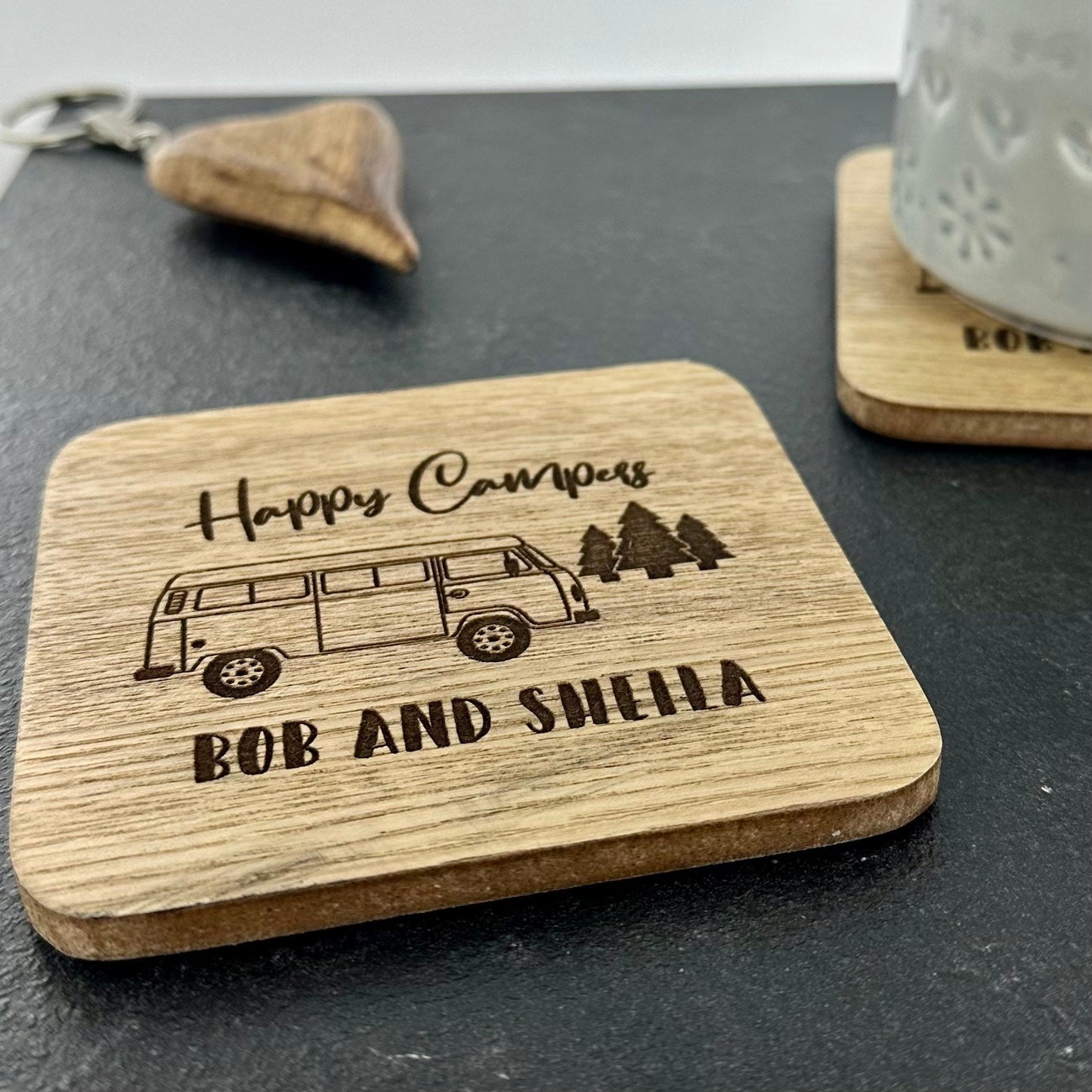 Wooden Campervan Coasters