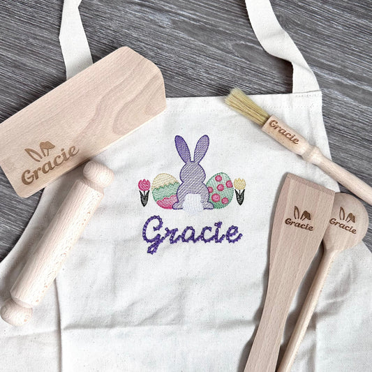 Children's Personalised Easter Baking Set